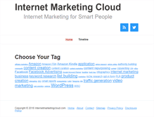 Tablet Screenshot of internetmarketingcloud.com